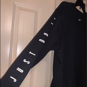 Nike black tunic style sweatshirt, large